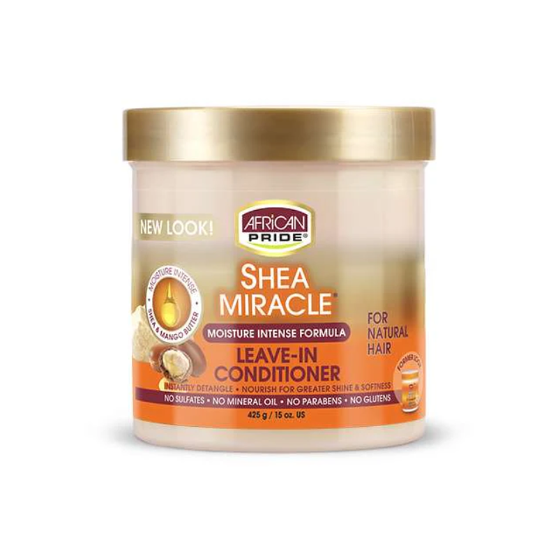 African Pride Shea Miracle Moisture Intense Leave-In Conditioner – 15 oz - Elevate Styles
