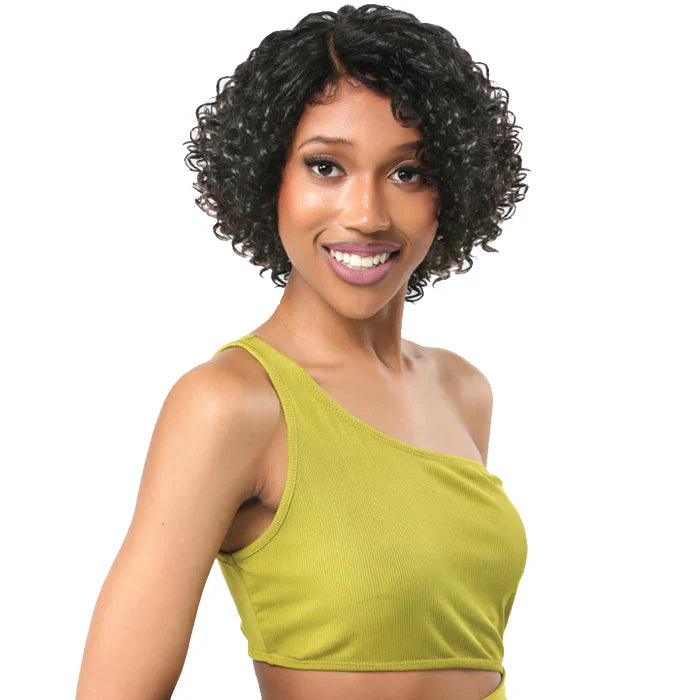 Vanessa Vixen HJH100% Human Hair Wig – Deep J-Part Short Curly Bob Styler Emillia