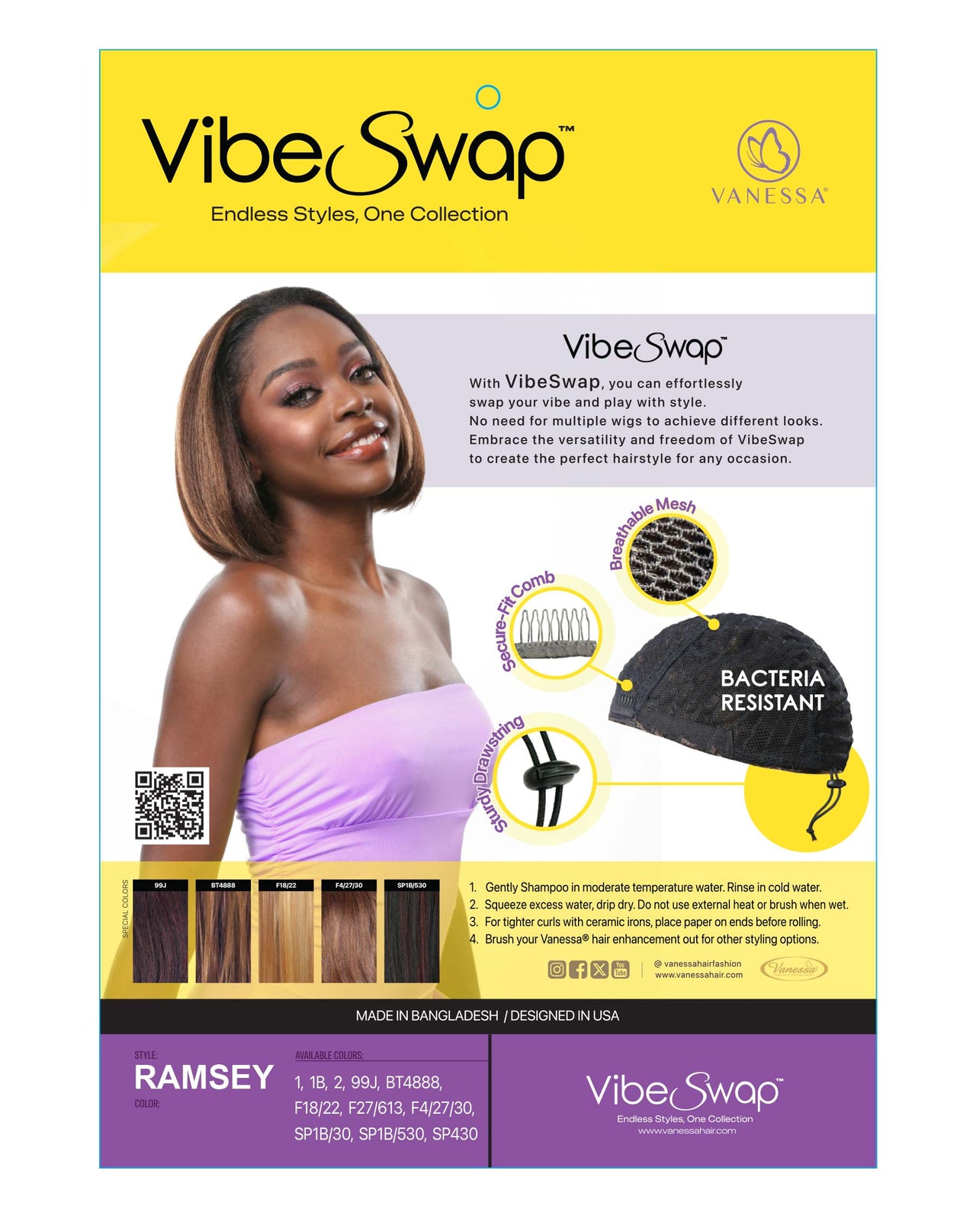 RAMSEY VibeSwap Wig by Vanessa