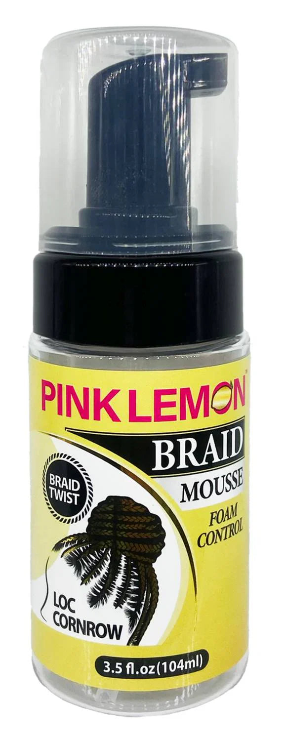 Pink Lemon Braid Mousse Foam Control 3.5 oz - Elevate Styles