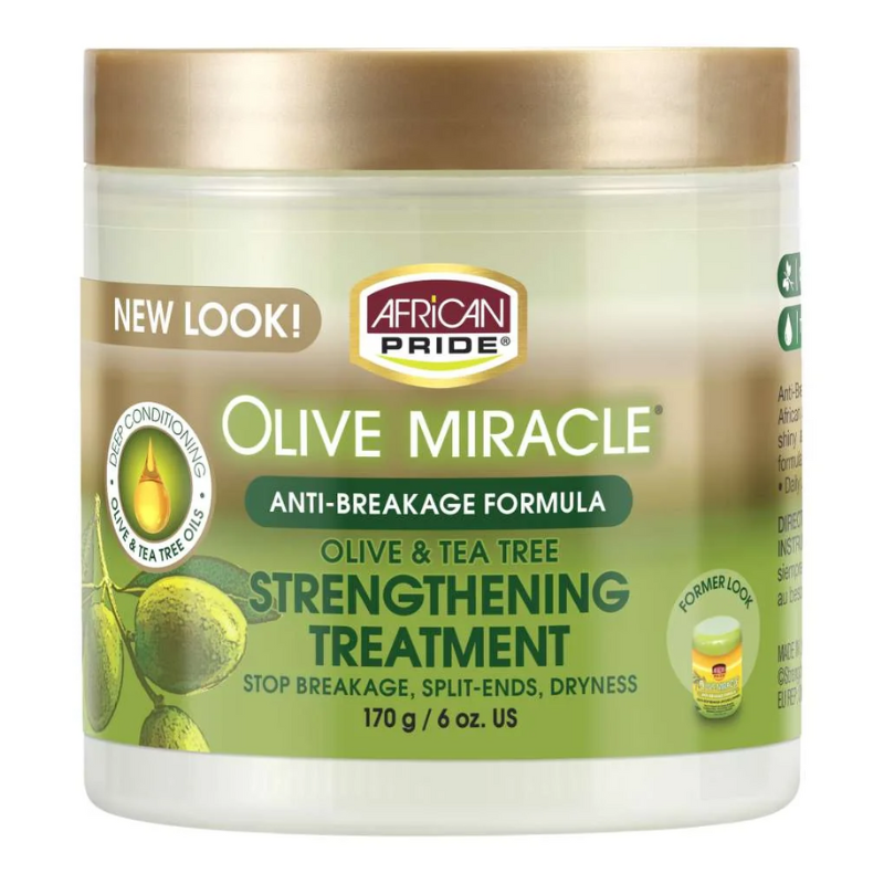 African Pride Olive Miracle Strengthening Treatment – 6 oz - Elevate Styles