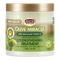 Thumbnail for African Pride Olive Miracle Strengthening Treatment – 6 oz - Elevate Styles