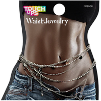 Thumbnail for Touch Ups Waist Jewelry – Silver Hearts Chain Set (WB008) - Elevate Styles