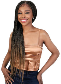 Thumbnail for Motown Tress Hand-Braided Lace Front Wig – WLB.TRIBOX Color NATURAL