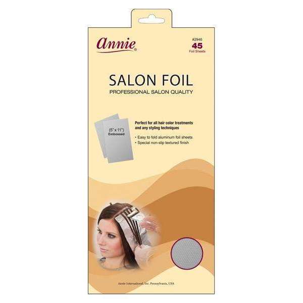 Annie Professional Embossed Salon Foil Sheets – 45 Count (#2946) - Elevate Styles