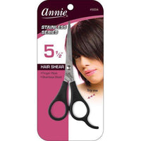 Thumbnail for Annie Stainless Series Hair Shears 5.5 Inch Black 5004 - Elevate Styles