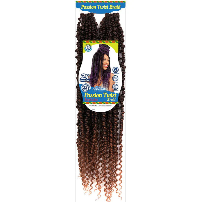 Ali Tress Braid Collection 2X DOUBLE PACK 24 STRANDS Passion Twist Braid 22" - Elevate Styles