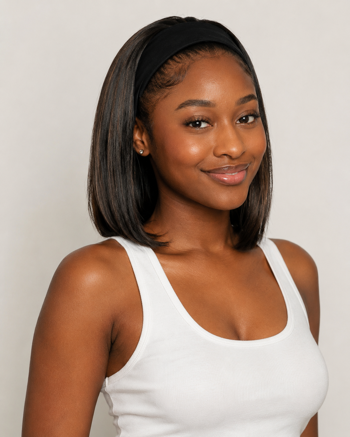 Mane Concept Brown Sugar Switch Up 05 Headband Wig with Detachable Bang BSSU105