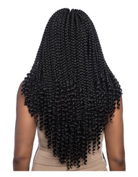Thumbnail for Afri-Naptural Crochet Braid 2x Curly Ends Jumbo Box Braid 18