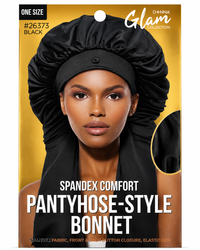Thumbnail for Donna Glam Spandex Comfort Pantyhose-Style Bonnet – Black 26373