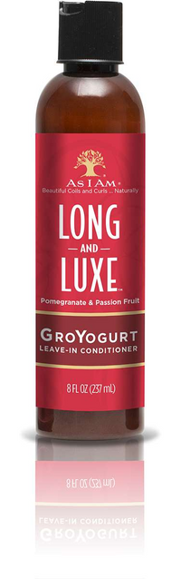 Thumbnail for As I Am Long and Luxe GroYogurt Leave-In Conditioner – 8 oz - Elevate Styles