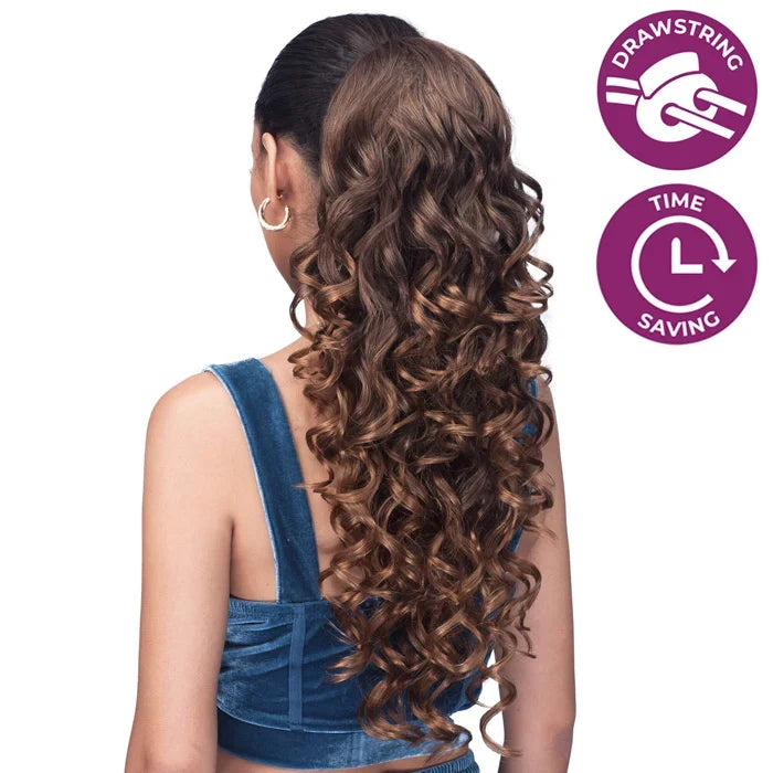 Laude Hair Synthetic Drawstring Ponytail – Spring Curl 24" UPP005