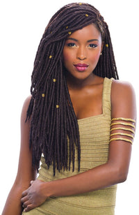 Thumbnail for Janet Synthetic Hair Crochet Braids 2X Havana Mambo Faux Locs 18