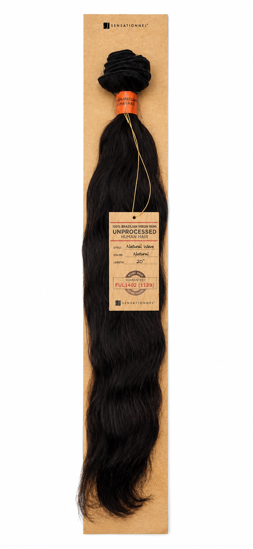 Sensationnel Bare & Natural Brazilian Natural Wavy Virgin Remi Hair 12"-20"