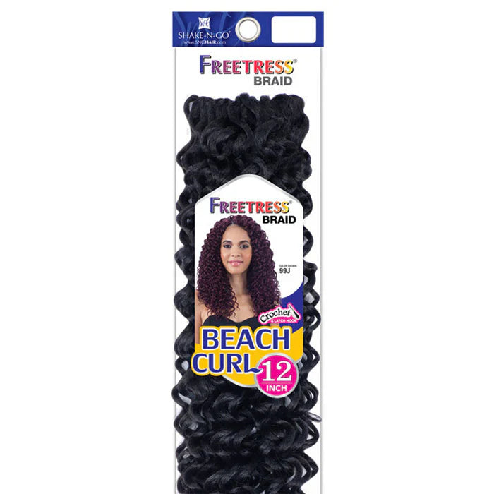 Freetress Braid Beach Curl Synthetic Braid Hair Extensions for Natural Styles - Elevate Styles