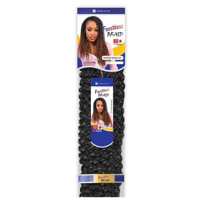 Shake N Go FreeTress Braid Water Wave 22" - Elevate Styles