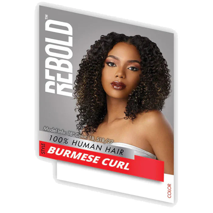 Sensationnel Rebold 100 Percent Human Hair Burmese Curl Weave 14 Inch - Elevate Styles