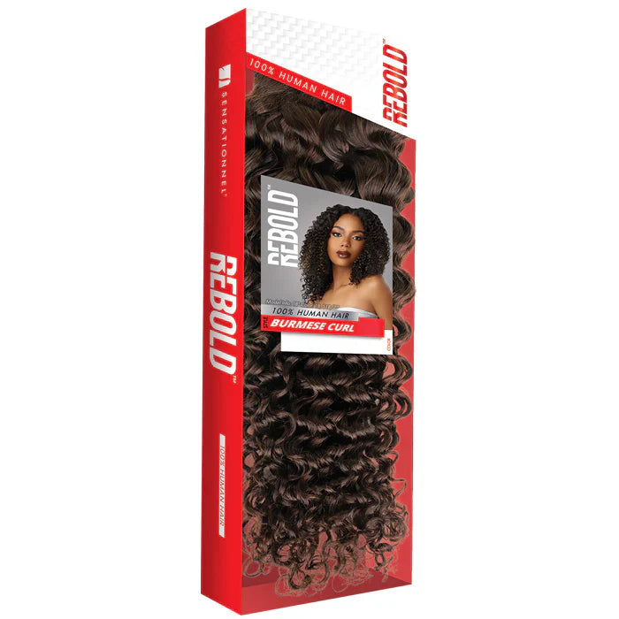 Sensationnel Rebold 100 Percent Human Hair Burmese Curl Weave 14 Inch - Elevate Styles
