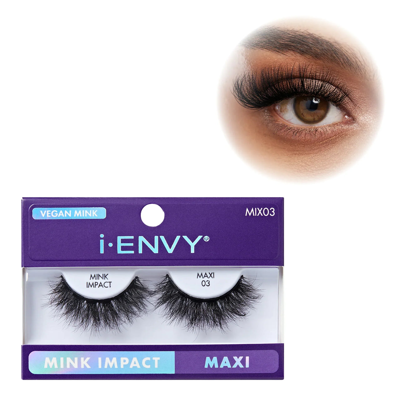 i ENVY Vegan Mink Mink Impact Maxi 03 Lashes MIX03 - Elevate Styles