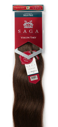 Thumbnail for MilkyWay Saga Silver Virgin Yaky 100% Human Hair 10