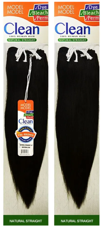 Model Model Human Hair Weave - Natural Straight 8" - 24" - Elevate Styles