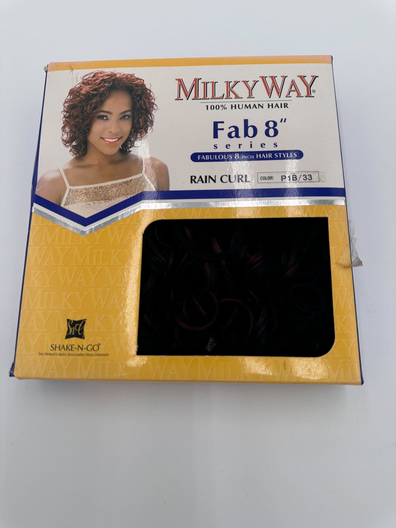 Shake N Go Milky Way 100% Human Hair Fab 8" Series Rain Curl - Elevate Styles