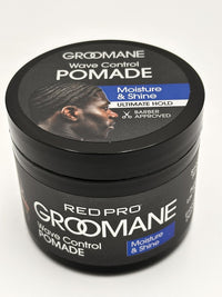 Thumbnail for Red Pro Groomane Wave Control Pomade – Moisture & Shine 3 Oz - Elevate Styles
