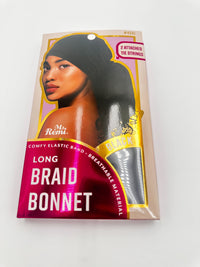 Thumbnail for Ms. Remi Long Braid Bonnet Black 4551 - Elevate Styles