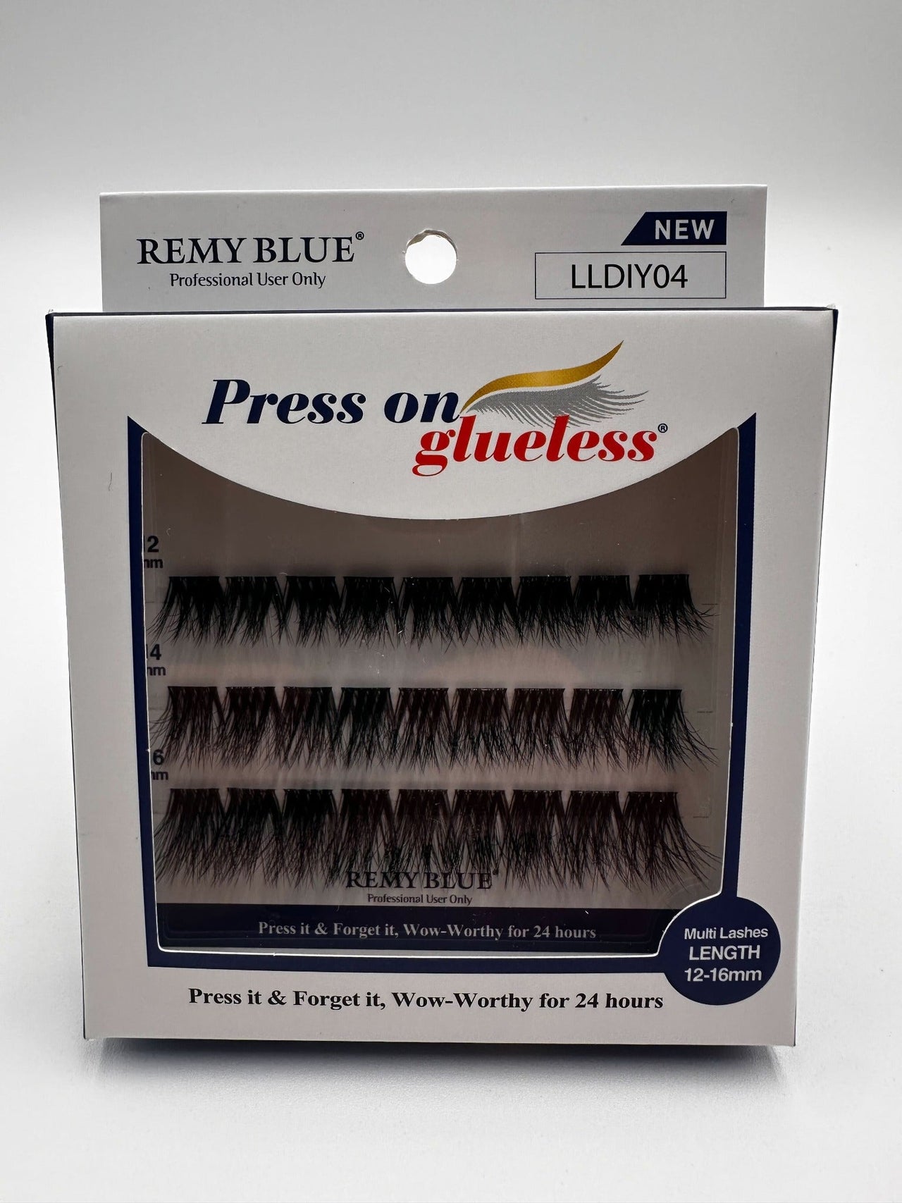 Remy Blue Press On Glueless Lashes LLDIY04 – 12–16 mm - Elevate Styles