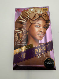 Thumbnail for RED Premium Adjustable Satin Tie Bonnet Braid Mocha HQ253 Braid Mocha - Elevate Styles