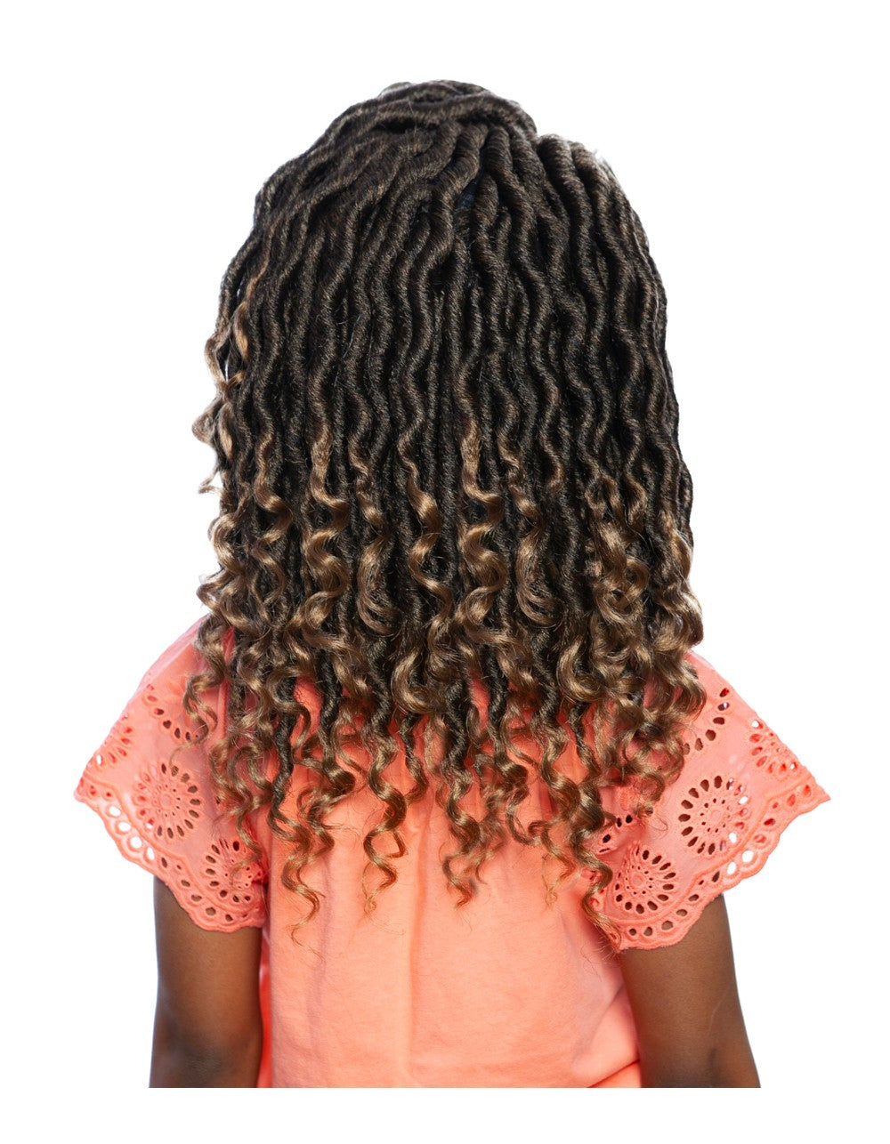 Afri Naptural Synthetic Kids Crochet Braid Kids Locs Nini Wavy Goddess Locs KLOC01 - Elevate Styles
