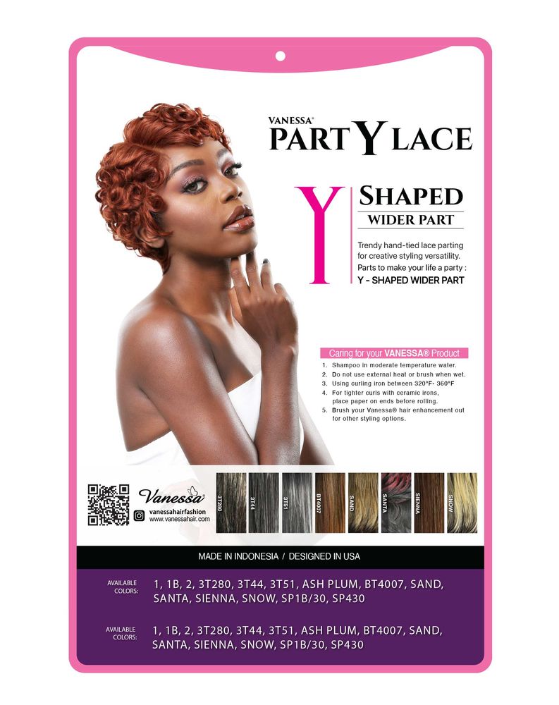 Vanessa Party Lace Y-Shaped Lace Part Wig Bianca - Elevate Styles