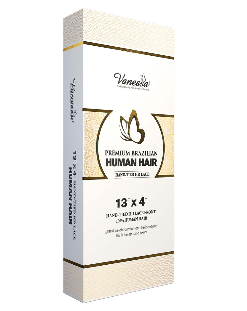 Vanessa H134 Isabella Premium Brazilian 100% Human Hair Glueless HD Lace Front Wig (13" x 4" Free Part)_SP1B30