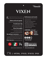 Thumbnail for Vanessa Vixen HH Oriana 100% Human Hair Wig – Short Layered Feathered Bob with Bangs