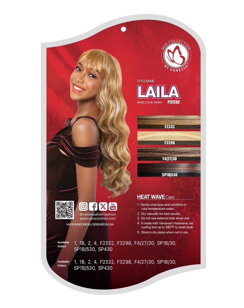 Vanessa Fashion Full Wig Laila - Elevate Styles