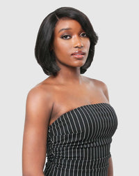 Thumbnail for Vanessa TCH Ornie 100% Brazilian Human Hair HD Lace Front Wig – Hand-Tied Transparent Deep J-Part Sleek Bob OT530