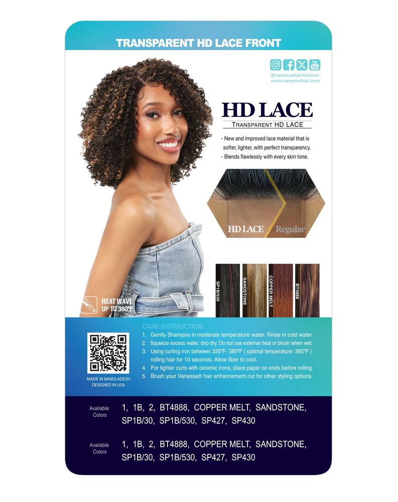 Vanessa Top Lace HD Deep J-Part Lace Front Wig Tops DJ Dorthy - Elevate Styles
