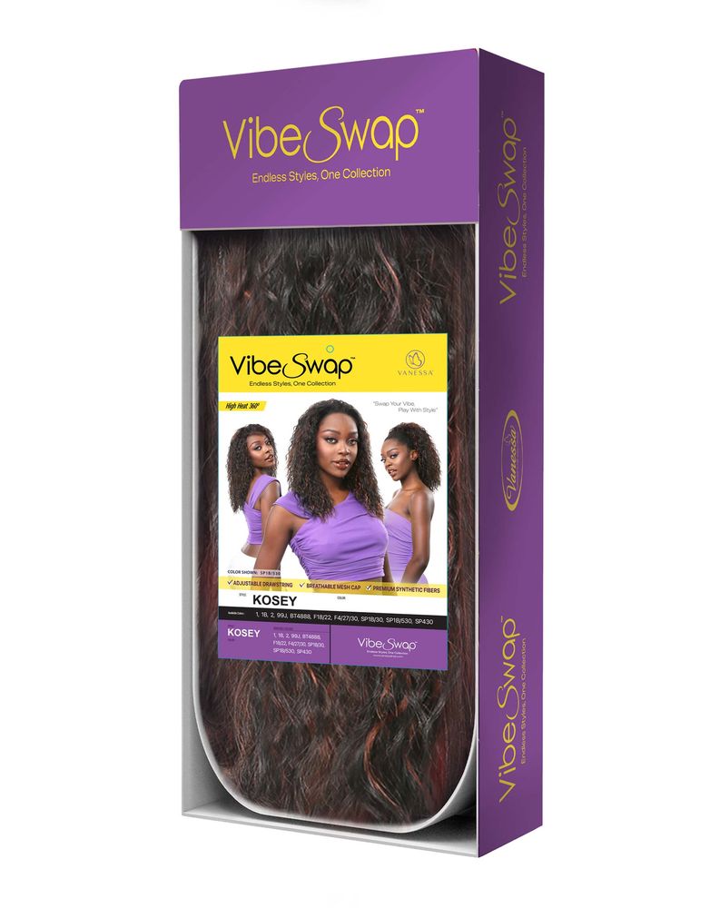 Vanessa Vibe Swap Half Wig Kosey - Elevate Styles