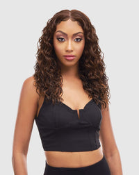 Thumbnail for Vanessa VIEW136 YOLAS 100% Hand-Tied HD 13x6 Lace Front Wig