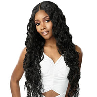 Thumbnail for Sensationnel Butta Lace Human Hair Blend HD 5 Inch Deep Part Wig Loose Curly 32 LDHBLC32 - Elevate Styles