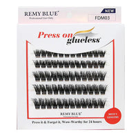 Thumbnail for Remy Blue Press On Glueless Multi Length FDM03 - Elevate Styles