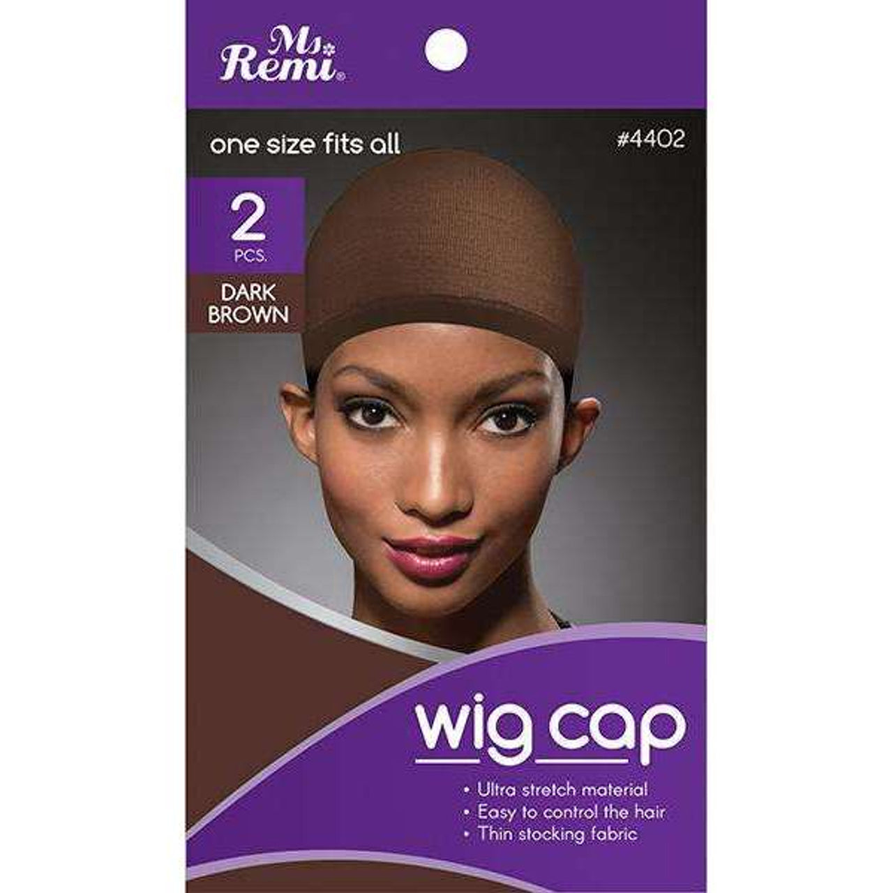 Ms Remi Wide Band Wig Cap Black X Long 2pcs - Elevate Styles