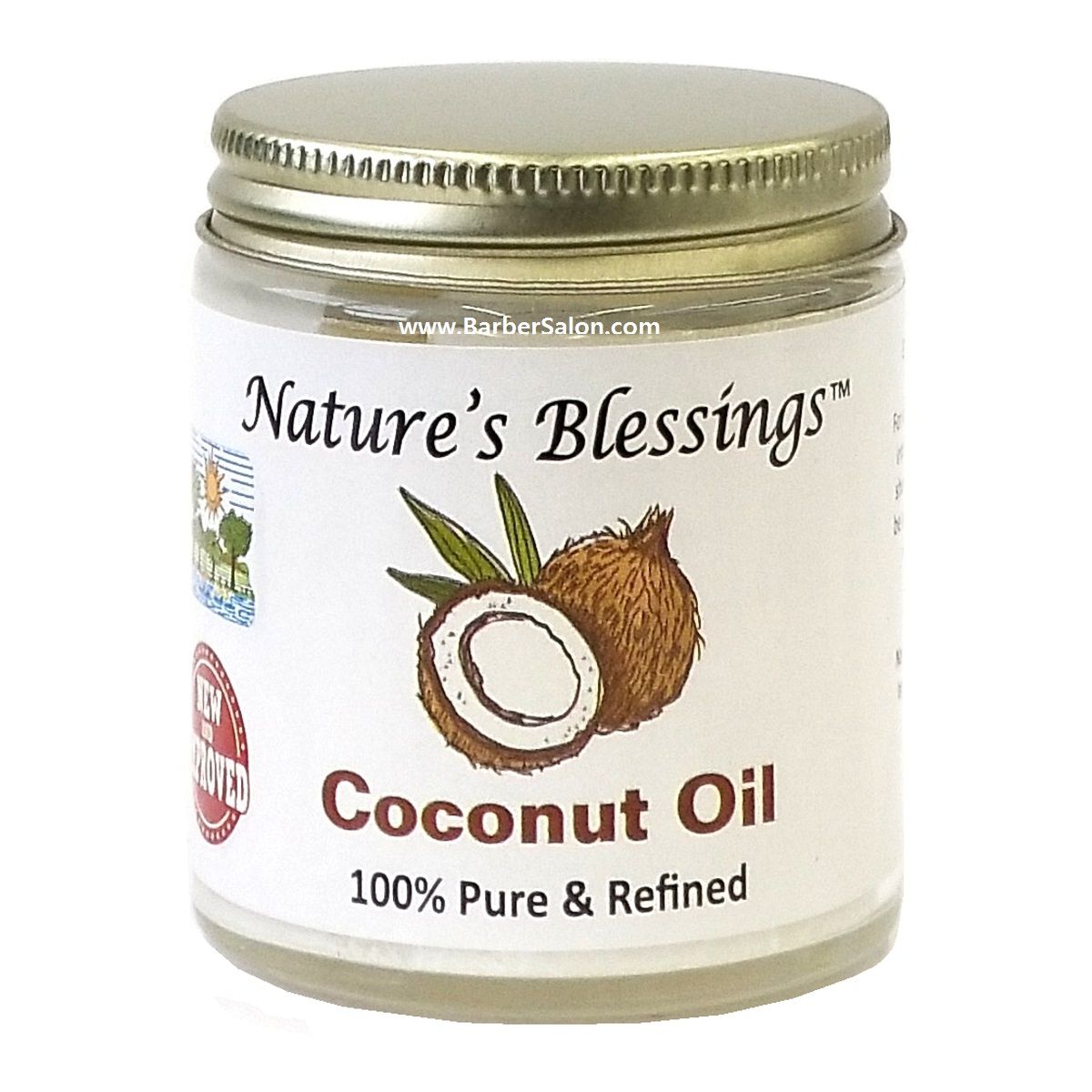 Nature's Blessings Coconut Oil 3.7oz - Elevate Styles