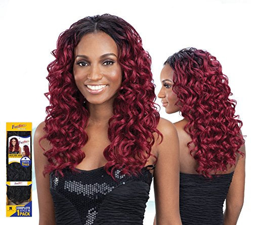 Shake-n-Go FreeTress Weave Bundle - Halo Curl 5PCS  LAST CALL - Elevate Styles