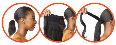 Sensationnel Instant Pony Wrap Straight 24" - Elevate Styles