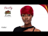 Outre Fab&Fly™ Human Hair Full Cap Wig Color Queen Zayna QHFCQZAY
