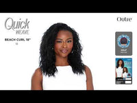 Outre Quick Weave Beach Curl 18 video