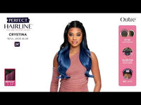 Outre Perfect Hairline 360 Frontal Lace 13"x 6" HD Transparent Lace Front Wig Crystina QLPHLCRY