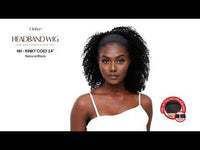 Outre 100% Unprocessed Human Hair Headband Wig Wet & Wavy HH - Kinky Coily 14"