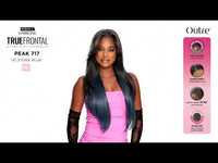 Outre Perfect Hairline True Frontal  13"x 6" HD Transparent Lace Front Wig Peak 717 QLPHLTFPK17